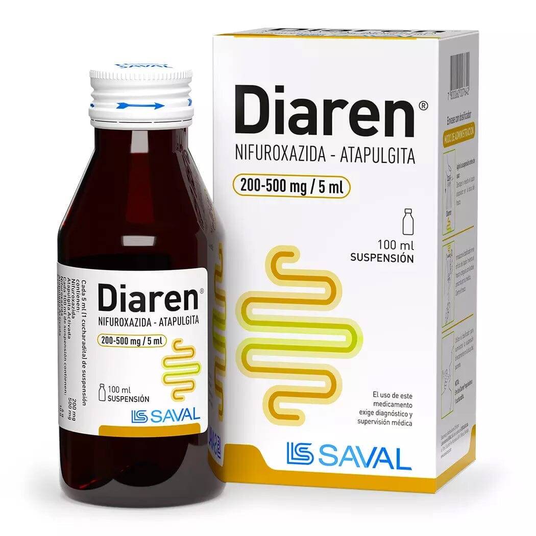 Diaren Suspensión x 100 mL Farmex-Pluxee-Persistente